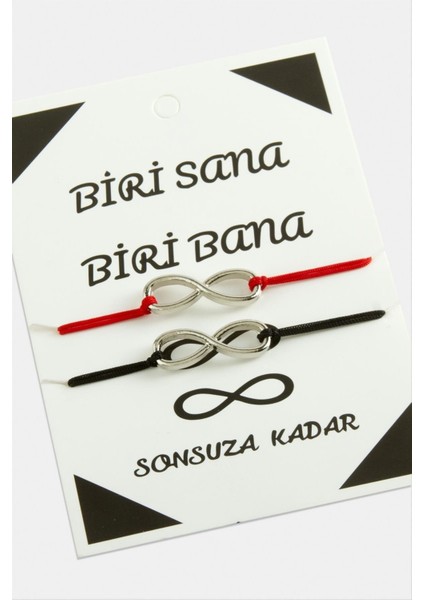 Nrtmsa 2 Adet Sonsuzluk Ip Bileklik-Renkli modelleri