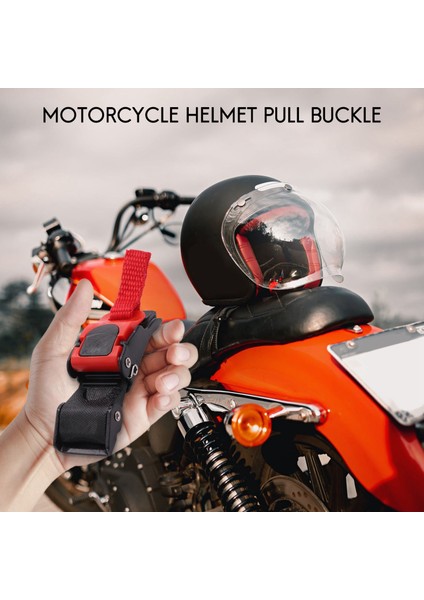 3x Plastik Motosiklet Kask Hız Klip Çene Kayışı Hızlı Bırakma Çekme Toka Yeni Siyah+Kırmızı (Yurt Dışından) fırsatları