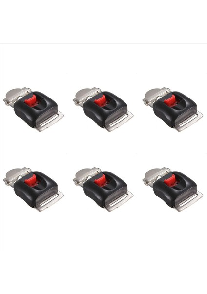 6x Universal Motosiklet Kaskları Klip Kayışı Hızlı Bırakma Bağlantısı Toka Yeni (Yurt Dışından)