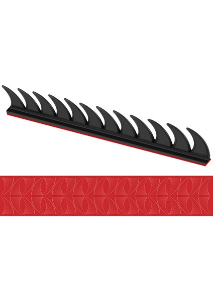 Yansıtıcı Motosiklet Kask Mohawk Kırmızı Kask Çıkartmaları ile Kauçuk Kamber Saw (Kask Dahil Değildir) (Yurt Dışından) modelleri