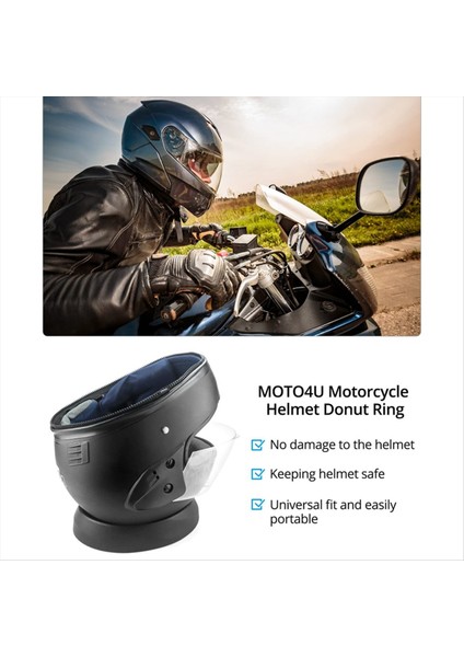 Motosiklet Kask Standı Kask Servis Pedi Motosiklet Kar Arabası Scooter Kaskları Için Kask Destek Çörek Yüzüğü (Yurt Dışından) indirimleri