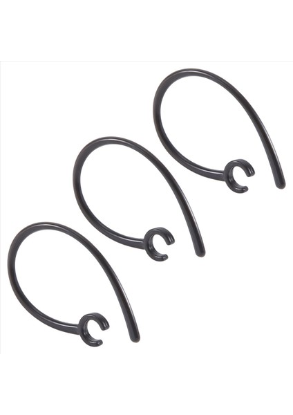 Bluetooth Kulaklık Için 3 Adet Elle 5mm 5mm Delikli Siyah Plastik Earhook (Yurt Dışından) modelleri