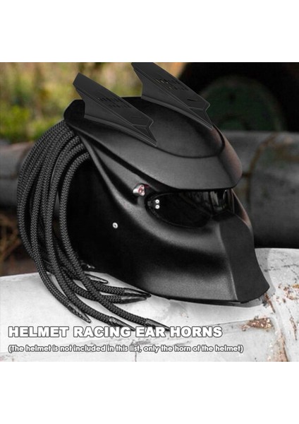 2pcs Kask Yarış Kulak Boynuzları Motosiklet Kask Boynuzları Punk Tarzı Scooter Motosiklet Kask Boynuz Motosiklet Aksesuarları (Yurt Dışından) indirimleri