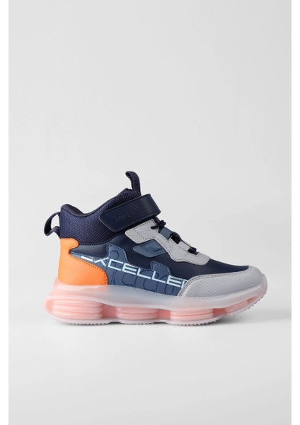 946,P25K,427 Heel Çocuk Bot Lacivert