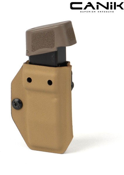 ® Kydex Iç Taşıma Şarj Kılıfı 9mm Canik Tan