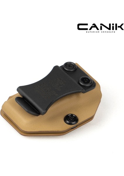 ® Kydex Iç Taşıma Şarj Kılıfı 9mm Canik Tan modelleri
