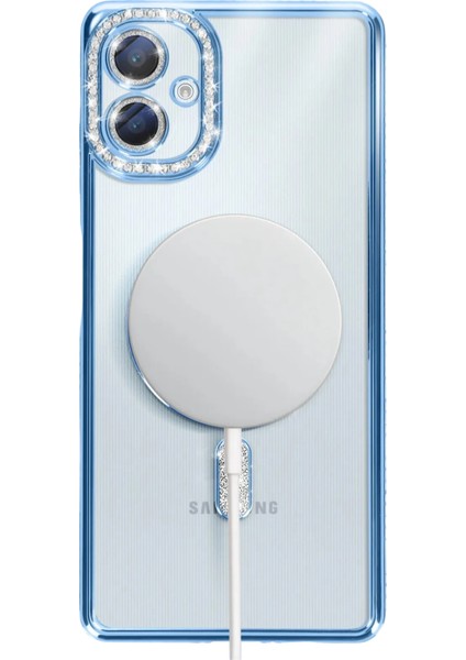 Nrtmsa Newface Samsung Galaxy A06 Joke Simli Magneticsafe Kılıf - Mavi indirimleri