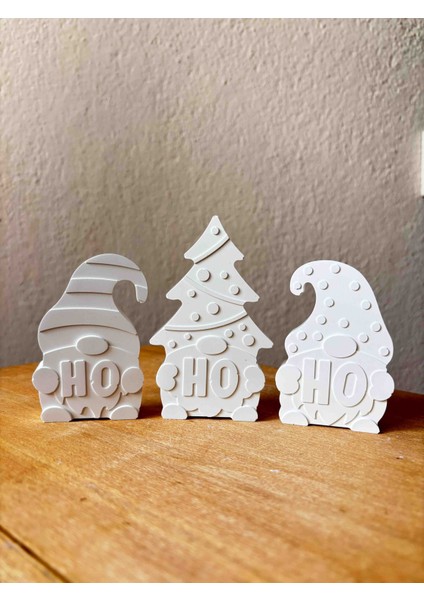 Yılbaşı Temalı Masaüstü Minik Dekoratif Biblo