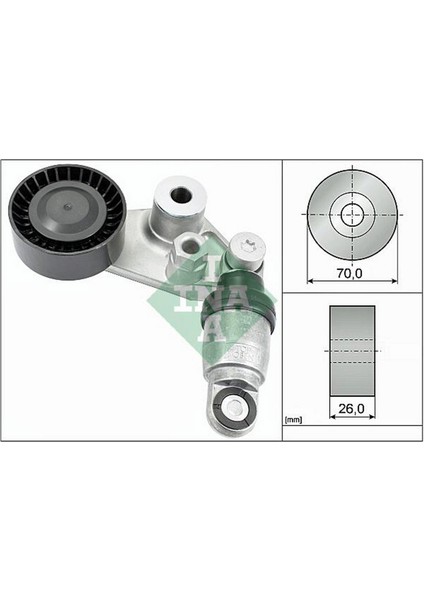 Mtxdpn Alternatör Gergi Rulmani Kütüklü Ssangyong Actyon 2.0-Kyron 2.0-2.7 05 Rexton 2.7 04 Rodius 2.7