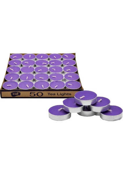 20 Li Yuvarlak Mum Mor Tealight Mum Doğum Günü Parti Süsleme fiyatları