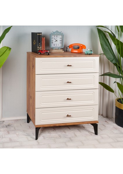 Slope 4 Çekmeceli Mdf Şifonyer