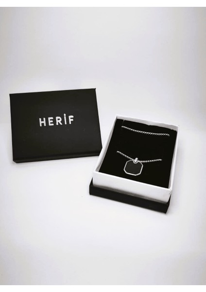 Erkek Siyah Oniks Taş Çelik Kolye fiyatları