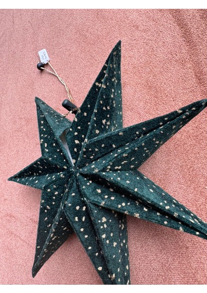 Yılbaşı Yeşil Kadife Yıldız fırsatları