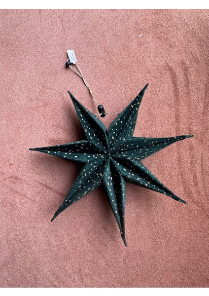 Yılbaşı Yeşil Kadife Yıldız indirimleri