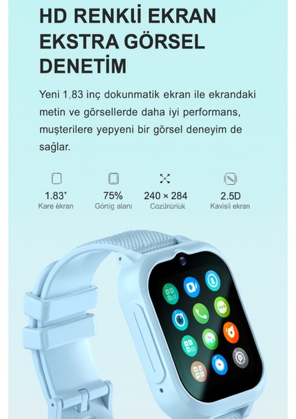 Sim Kartlı Gps'li Kameralı Görüntülü Görüşmeli Çocuk Güvenliği Için Akıllı Saat fırsatları