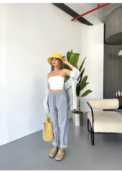 Jemmy Kadın Keten Pantolon W305-33 fiyatları