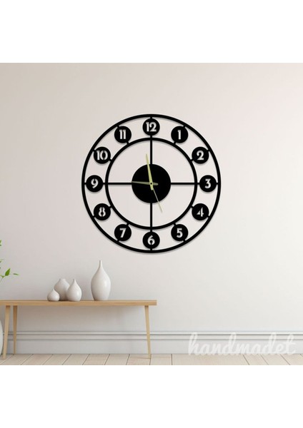 Duvar Saatı Yuvarlak Rakamlı