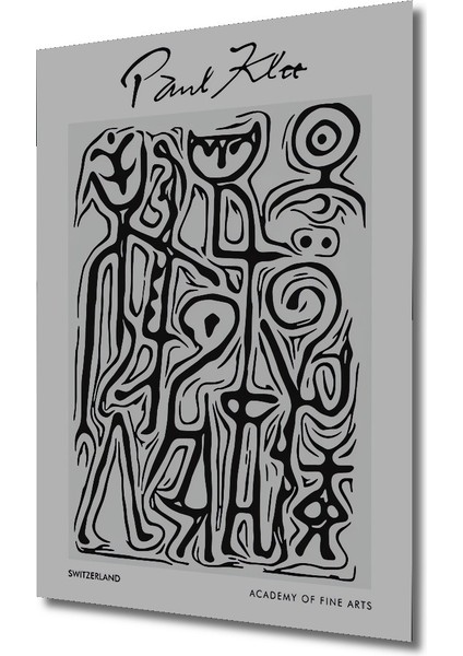 Dekoratif Ahşap Dikdörtgen Tablo Paul Klee Sanatı fiyatları