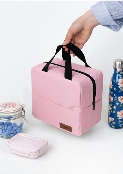 Mila Yemek Taşıma Çantası Isı Yalıtımlı Termal Çanta Beslenme Çantası Kamp Açık Pembe fiyatları