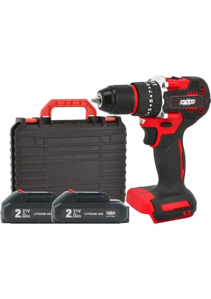 Atb 21 BLPD-202C 21V 2x2.0Ah Çift Akülü Kömürsüz Darbeli Matkap - A0104075