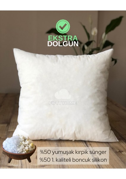 1 Adet Kırlent Iç Yastık - 8 Farklı Ebat - Dolgusu 50% Boncuk Silikon/50% Kırpıntılı Sünger fiyatları