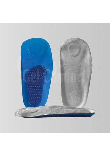 GC20 Ark Destekli Yumuşak Jel Ortopedik 3/4 İç Tabanlık