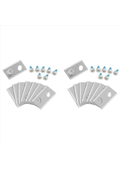 16PCS Çim Robot Bıçağı Kaplama Çim Taşıyıcı Yedek Bıçağı Robomow Rk Robot Biçme Biçme Biçimlendirme Bıçağı Gümüş (Yurt Dışından)