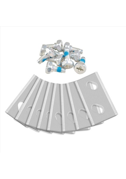 16PCS Çim Robot Bıçağı Kaplama Çim Taşıyıcı Yedek Bıçağı Robomow Rk Robot Biçme Biçme Biçimlendirme Bıçağı Gümüş (Yurt Dışından) modelleri