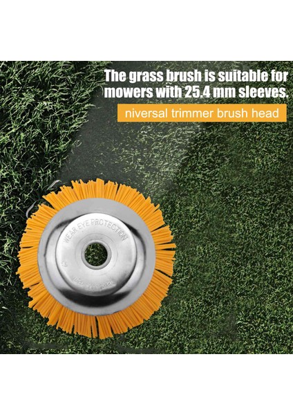 Naylon Fırça Evrensel Döşeme Fırça Baş Kesici Dayanıklı Bahçe Aletleri Dış Çap 200MM Iç Delik 25 4mm (Yurt Dışından) fiyatları