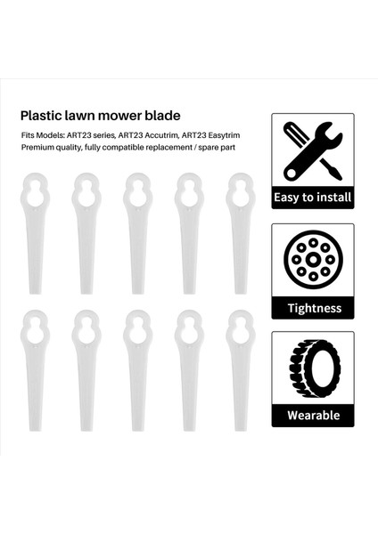 Bosch ART23 Için Güvenlik Bıçakları Acutrim Easytrim Strimmer/düzeltici (24 Paket) (Yurt Dışından) indirimleri