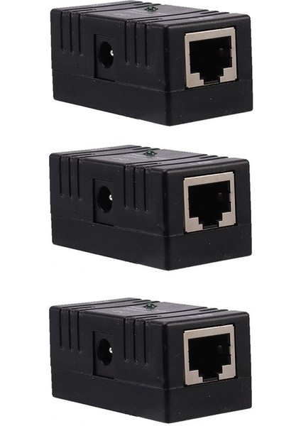 3x Poe Splitter Enjektör Ethernet Üzerinden Pasif Dc Gücü RJ45 10/100MBP Lan Ağı Güvenlik Ip Kamerası Için Adaptör (Yurt Dışından)