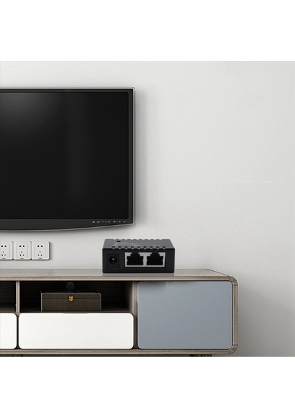 2x Poe Splitter Poe Enjektör RJ45 Dc 5 5mm x 2 1mm Giriş Pasif Poe Enjektör Ayrıştırıcı Adaptör Bağlayıcısı (Siyah) (Yurt Dışından) indirimleri