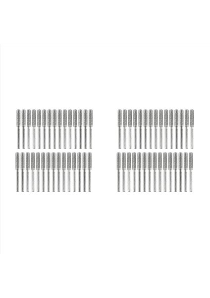 60 Adet Testere Bileme Taşları Taşlama Taş Dosyası Parlatma Taşlama Aleti Öğütme Bitleri 5/32 Inç/ 4 mm (Yurt Dışından)