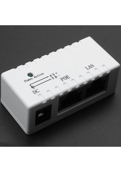 2x Poe Splitter Poe Enjektör RJ45 Dc 5 5mm x 2 1mm Giriş Pasif Poe Enjektör Splitter Adaptör Bağlayıcısı (Beyaz) (Yurt Dışından) modelleri