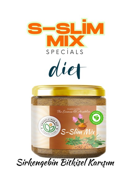 S-Slim Mix (Bitkisel Karışım Toz)