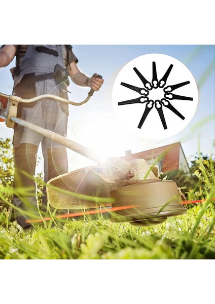 50 Pcs Plastik String Düzeltici Bıçakları Bahçe Çim Biçme Makinesi Yedek Bıçak Çim Kesme Bıçağı Bahçe Araçları (Yurt Dışından) modelleri