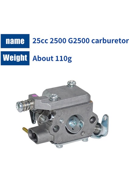 Zincir Testere Için 2x 2500 Karbüratör 25CC Karbüratör Tek Elle Saw G2500 Karbüratör (Yurt Dışından) fiyatları