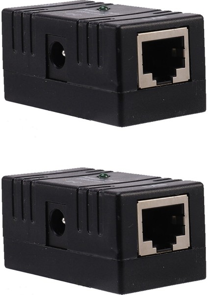 2x Poe Splitter Enjektör Ethernet Üzerinden Pasif Dc Güç RJ45 10/100MBP Duvar Montajı Adaptörü (Yurt Dışından)