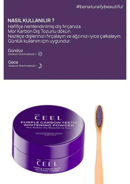 Ceel Beyazlatıcı Diş Tozu 50 gr Aktif Kömür Aromalı Mine Koruyucu Yüzey Lekesi Temizleyici fırsatları