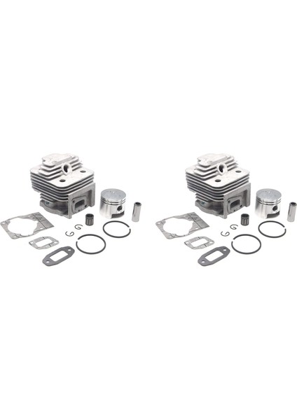2x 44MM 52CC Silindir Assy 1E44F-5 44F-5 44-5 BG520 CG520 Silindir Montaj Piston Kiti Düzeltme Parçaları (Yurt Dışından)