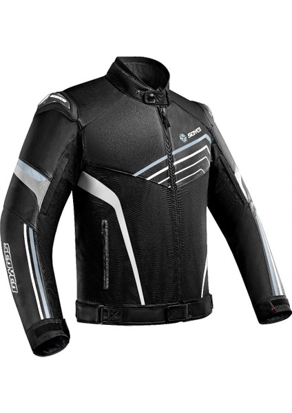 JK153 Siyah Deri 4 Mevsim Motosiklet Montu fiyatları