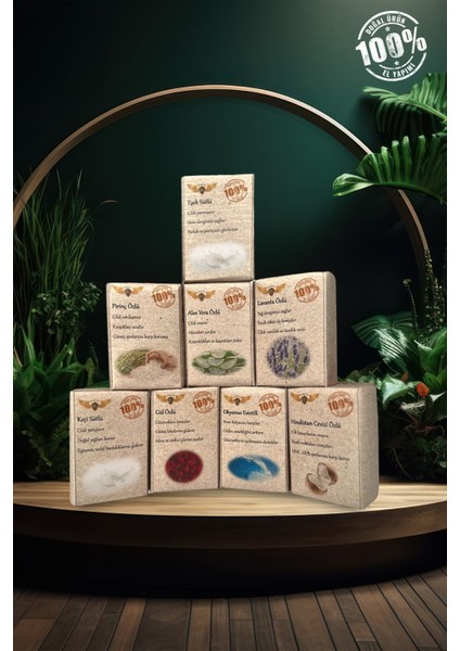 El Yapımı Kabak Lifli Doğal Gül Özlü Güzellik Sabunu modelleri