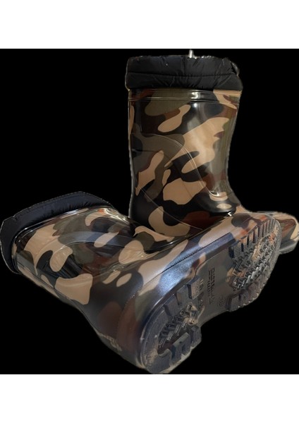 Su Geçirmez Içi Peluşlu Silikon Yağmur Çizmesi modelleri