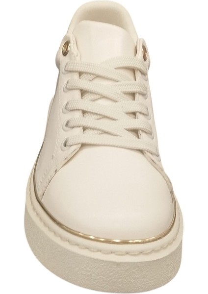9891614Z Kadın Kalın Tabanlı Altın Detaylı Günlük Sneaker Ayakkabı modelleri