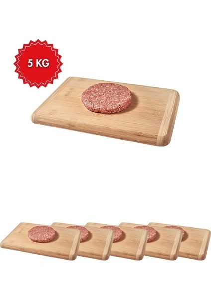 Dondurulmuş Hamburger Köfte | Hazır Pişirmelik & Izgaralık | Pratik ve Lezzetli