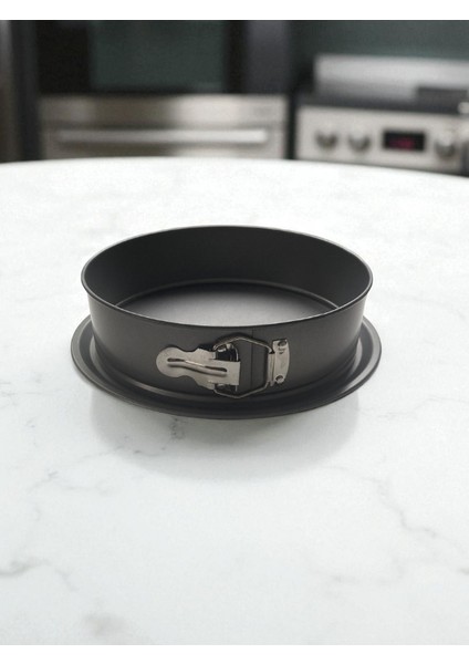 Teflon Yuvarlak Kelepçeli Kek Kalıbı Yanmaz,yapışmaz Kalıp 24 cm Profesyonel Kullanıma Uygundur fiyatları