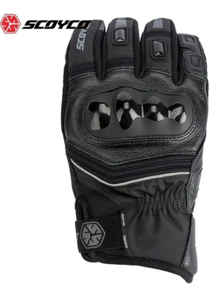 Motosiklet Eldiven Deri ve Cordura Reflektörlü Su Geçirmez Özel Iç Mebran Dirençli Motor Eldiveni fiyatları