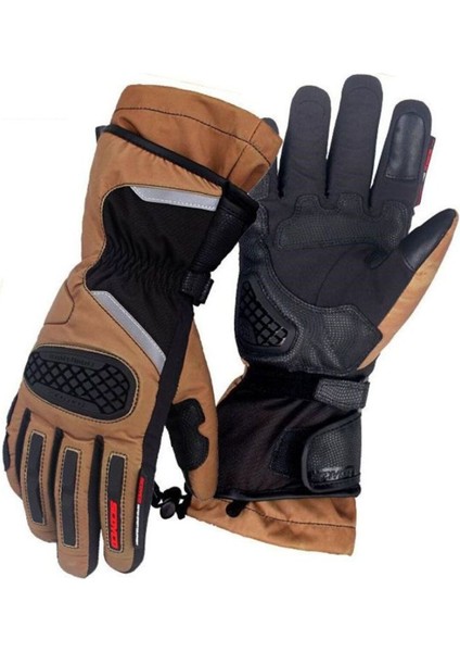 Motosiklet Eldiveni Kışlık Model 500D Oxford Kumaş Full Korumalı Terleme Yapmayan Özel Kumaş Eldiven
