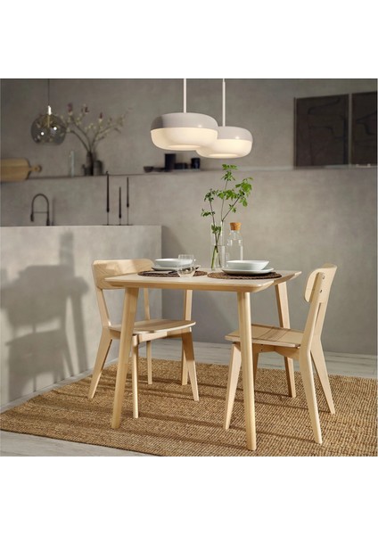 Lısabo Mutfak Masası Dişbudak Kaplama 88 x 78 cm 2 Kişilik indirimleri