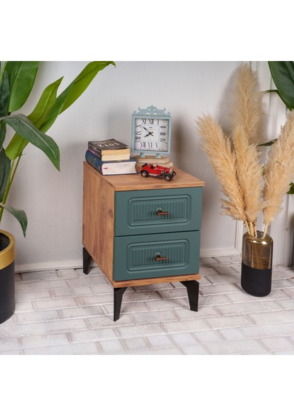 Slope 2 Çekmeceli Mdf Komodin